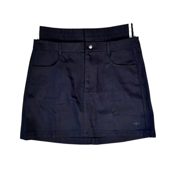 NWT Adidas Firebird Utility Mini Skirt Sz 12 Double Waist Streetstyle - Picture 3 of 7